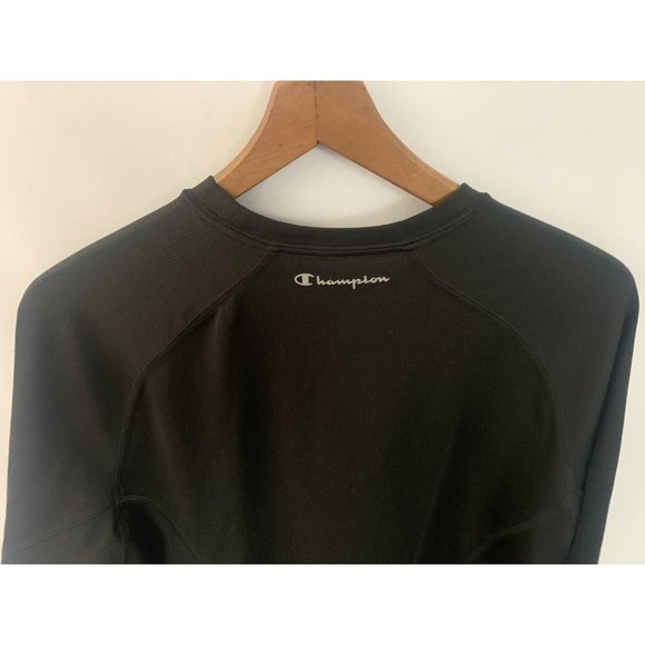 Champion men’s xl black long sleeve active gym training t shirt - Picture 3 of 4